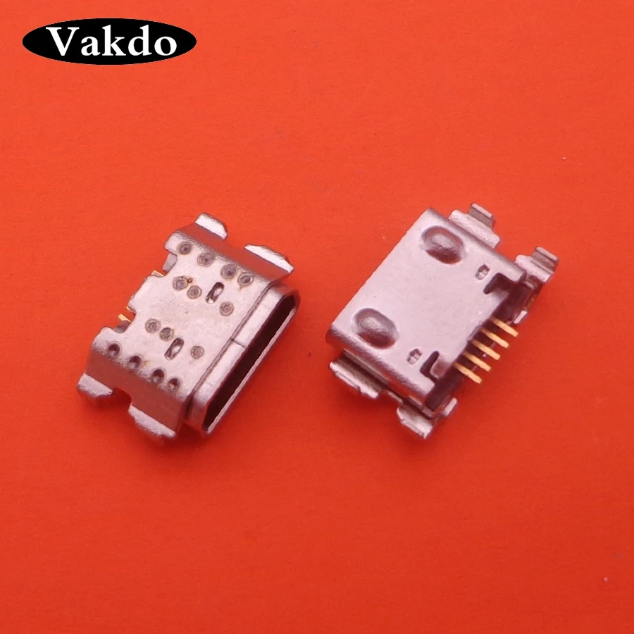 Разъем Micro USB 5Pin 10 шт. разъем для передачи данных задний штекер Samsung Galaxy A01 A015 A015F/DS