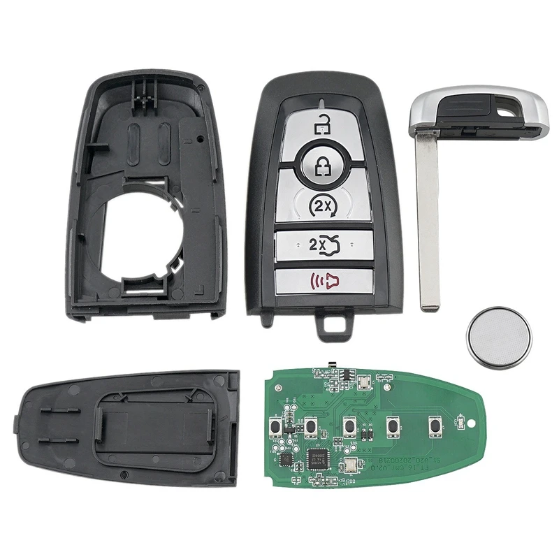 Интеллектуальный Автомобильный ключ дистанционного управления 5 кнопок 902 МГц