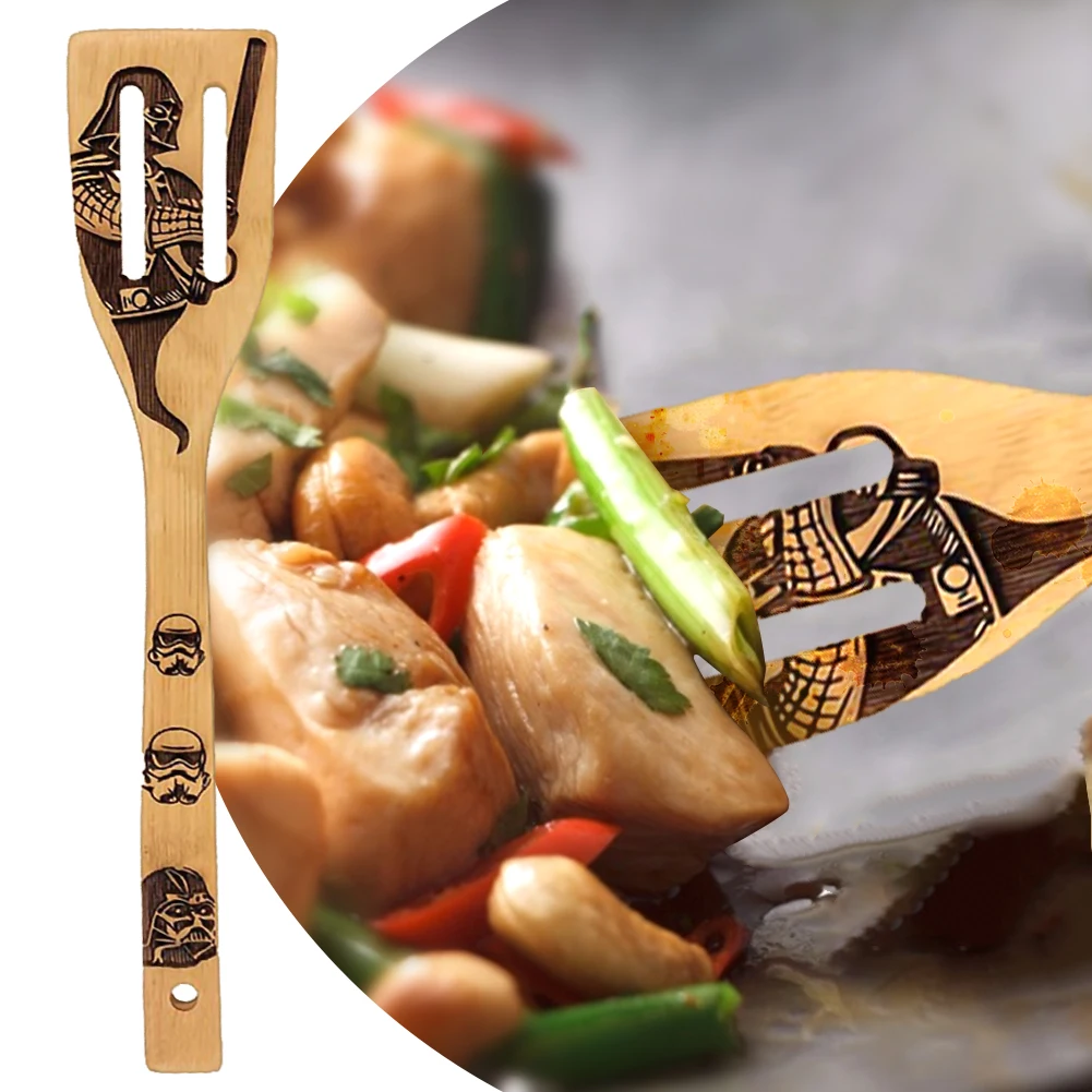 Лопатки деревянные бамбуковые для Хэллоуина 5 шт. | Дом и сад