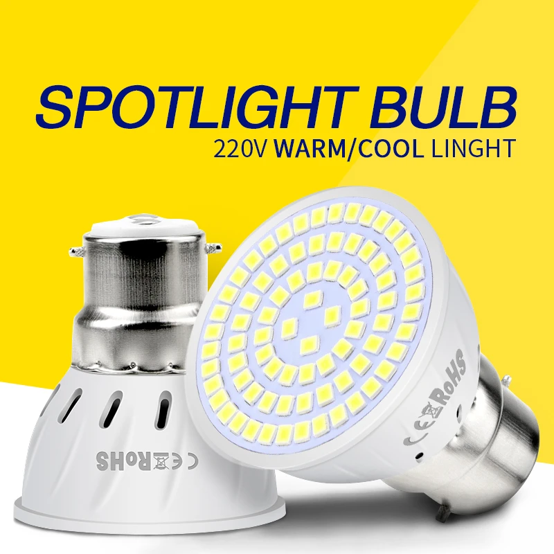 

GU10 Led Bulb E27 Led Lamp 220V E14 Spot Light Bulb gu5.3 Corn Bulb MR16 Spotlight Lamp Led Bombillas 2835 B22 4W 6W 8W Ampoule