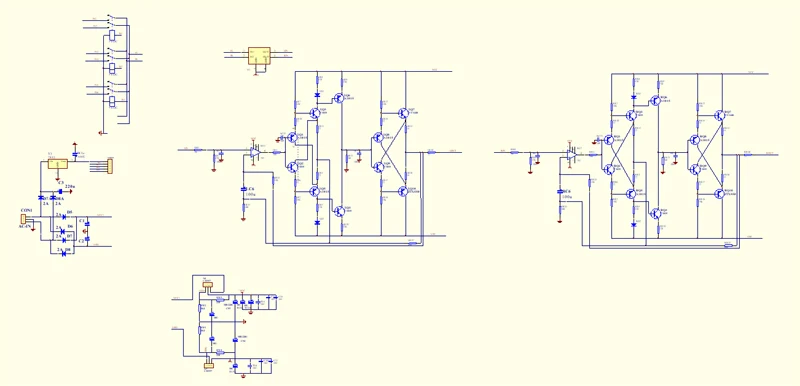 Имитационная схема C3850 с 3 битными входами класс А выход 2SK389 FET + ZTX450 ZTX550 доплата