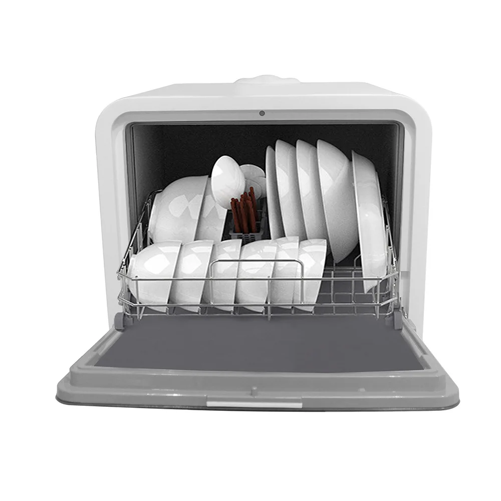 

Desktop Automatic Dishwasher High Temperature High Pressure Decontamination Disinfection for 4-6 People Conveniently and Quickly