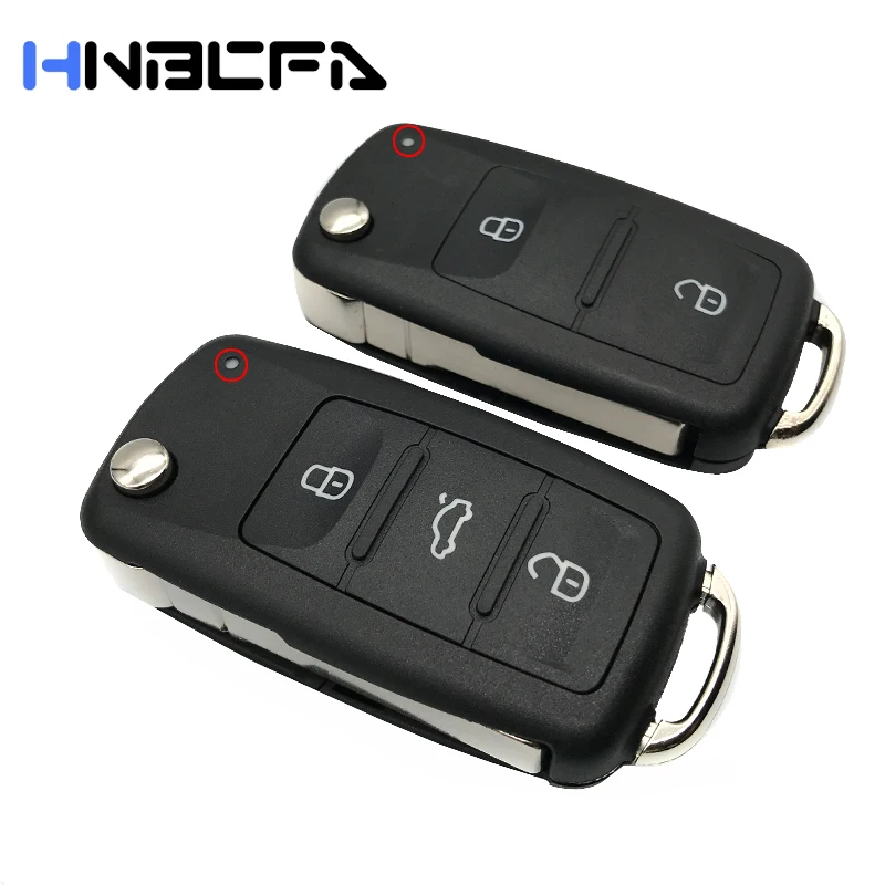 

2/3 Кнопка корпус автомобильного ключа дистанционного управления для Skoda Octavia VW Volkswagen Golf Mk6 Tiguan Polo Passat CC сиденья замена складной ключ чехол