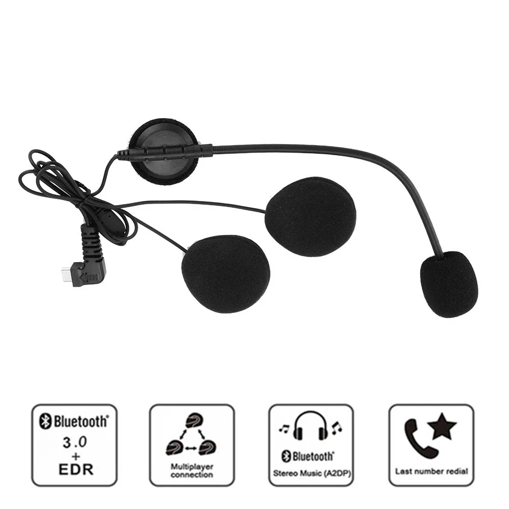 Новый интерфейс Type c наушник микрофон для BT S3 S2 мотоциклетный шлем Bluetooth гарнитура