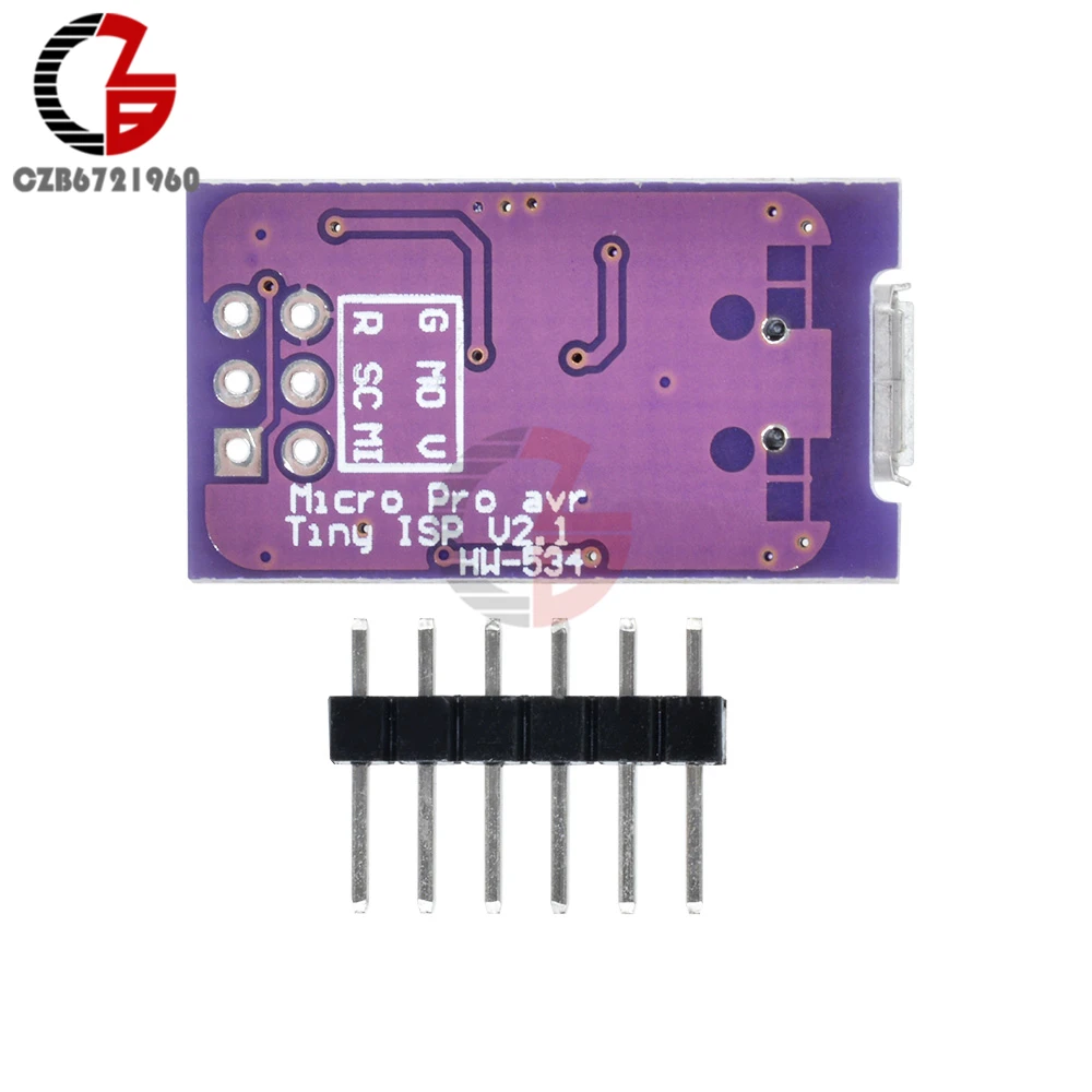 Программирующий модуль ATtiny44 5 в Micro USB Tiny AVR ISP ATTiny45 ATTiny85 USBTinyISP для Arduino IDE Bootloader