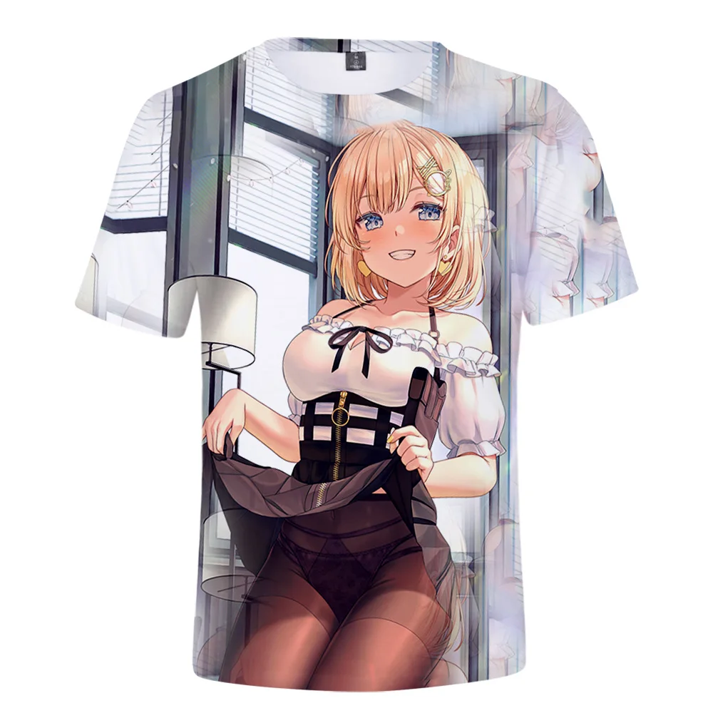 HOLOLIVE VTuber Ватсон Амелия 3D принт Весна Лето преппи Мужская/женская уличная одежда