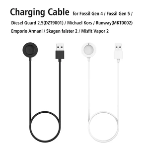 Зарядный кабель для Fossil Gen 5  Gen 4Sport, быстрая зарядка s, магнитное зарядное устройство для Misfit Vapor 2, аксессуары для умных часов
