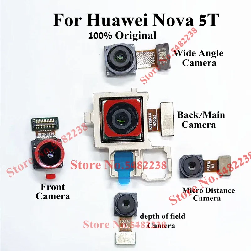 Гибкий кабель для задней камеры Huawei Nova 5T 100% оригинал разъем модуля тестирование