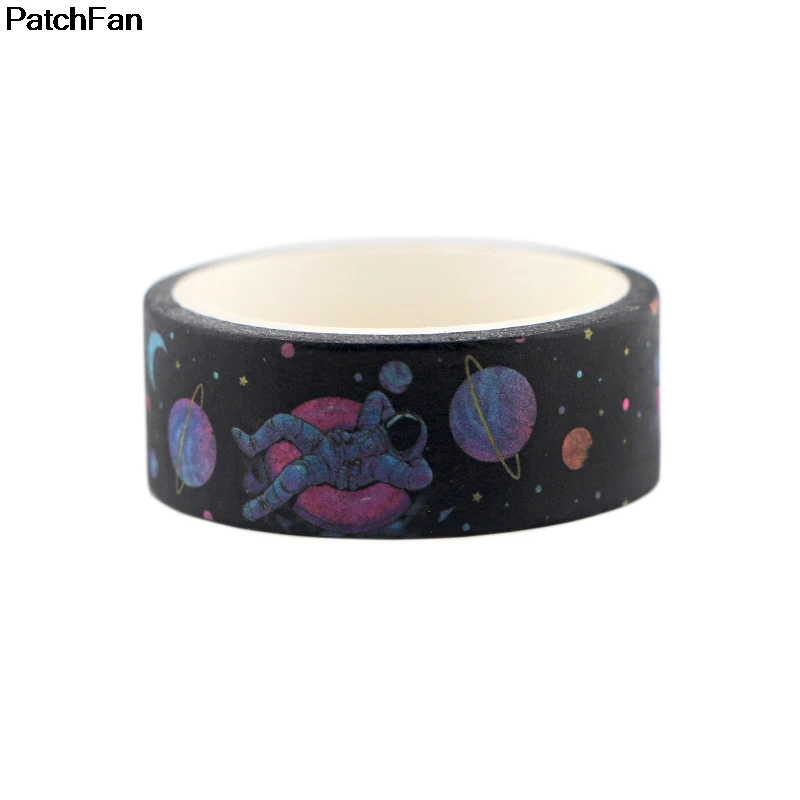 Patchfan астронавт в космосе DIY Скрапбукинг клейкая бумага Васи маскирующая лента печатные узоры наклейки A2388