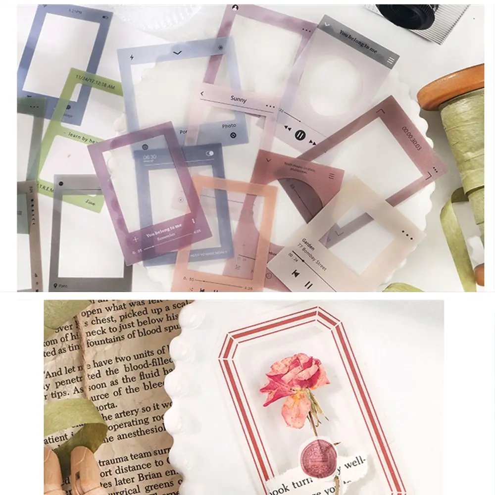 Декоративная наклейка для фотоальбома фоторамка скрапбукинга сделай сам 15