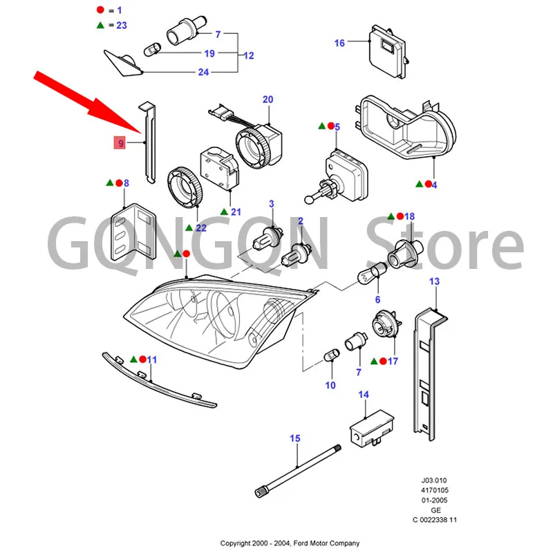 

CAR headlight clip holder For dMo nd eoM etr ost ar Water tank bracket Water tank rubber pier Water tank clip buckle