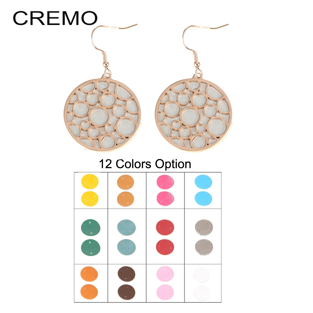 Cremo 12 цветов эффектные Висячие серьги для женщин модные ювелирные изделия
