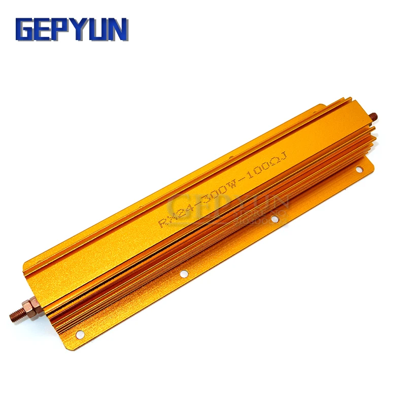 300 Вт алюминиевый мощный металлический корпус чехол с проволочным резистором 0 1 R