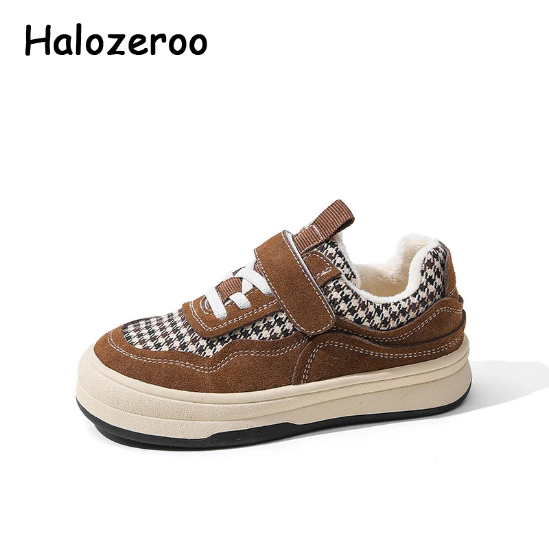 

Winter New Kids Sport Sneakers Baby Boys Warm Brand Shoes Children Fur Casual Sneakers Girls Chunky Sneakers Fashion Trainers