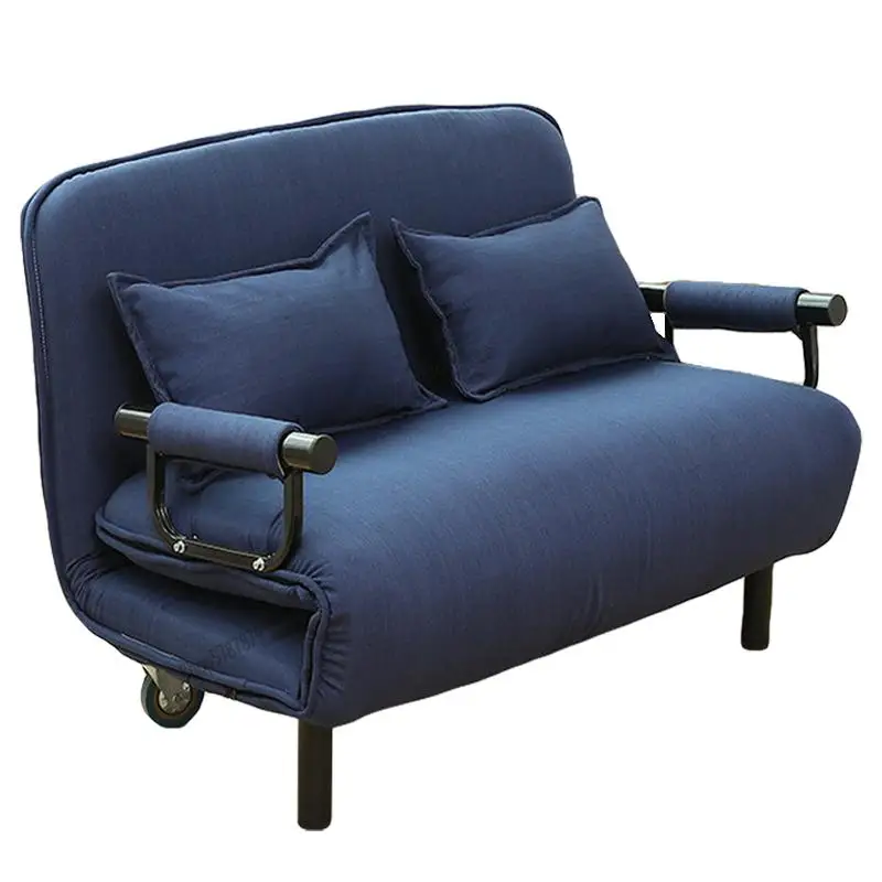 Простой ленивый диван кровать складной Одноместный двойной для маленькой