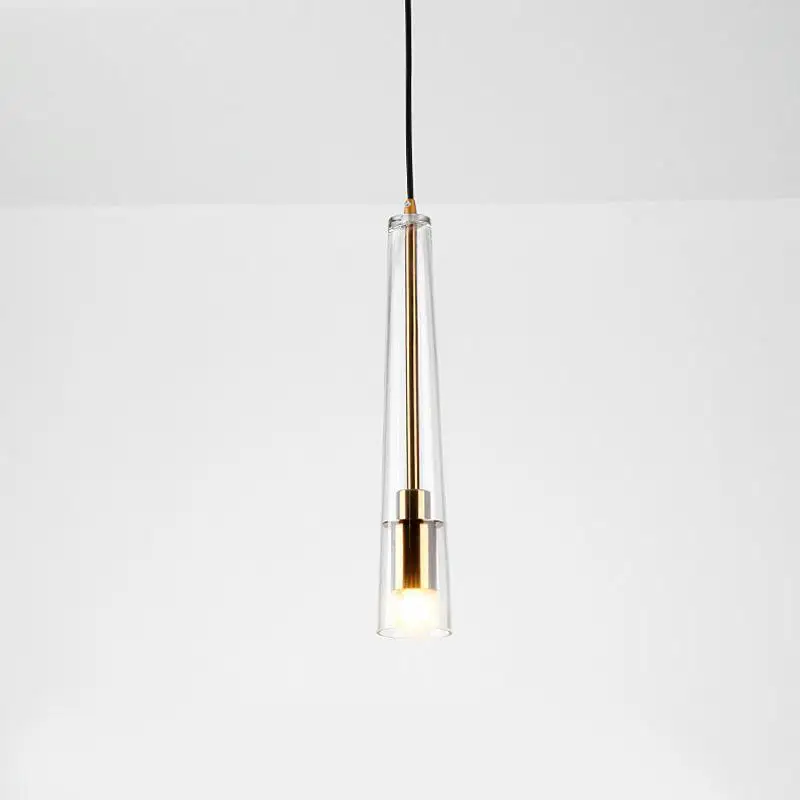 

New Nordic Simple Kitchen Pendant Lamp Designer Single Head Glass Pendant Lights Bedside Dining Room Bedroom Dining Light