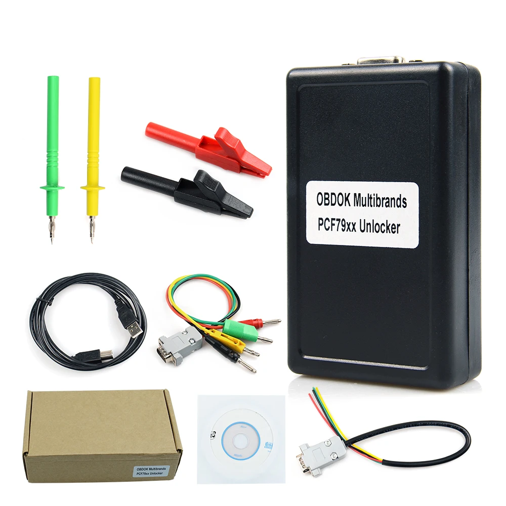 Программатор ключей OBDOK Multibrands PCF79xx Unlocker для бывших в употреблении оригинальных удаленных и бесключевых типов, новые устройства, обновление, бесплатная доставка