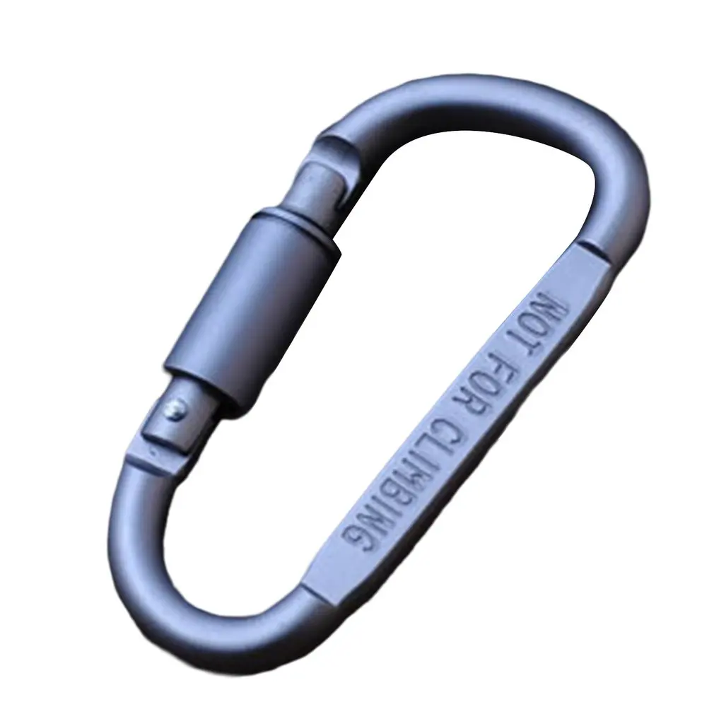 

Multi-Function Carabiner Aluminum Alloy D-Type Buckle Outdoor Safety Products Metal Carabiner Hanging Buckle