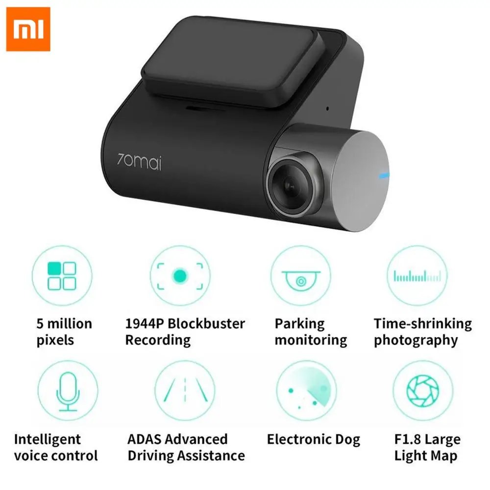 Оригинальный Xiaomi 70 Mai Smart Wifi DVR камера беспроводной Автомобильный