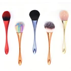 Большой роскошный плоский контур крем пудра Румяна форма лица один синтетический ворс Макияж Кисти Косметический инструмент
