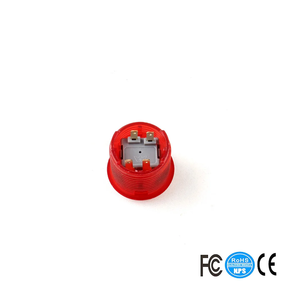 Кнопочный переключатель со светодиодной подсветкой 24 мм 4 шт. | Спорт и