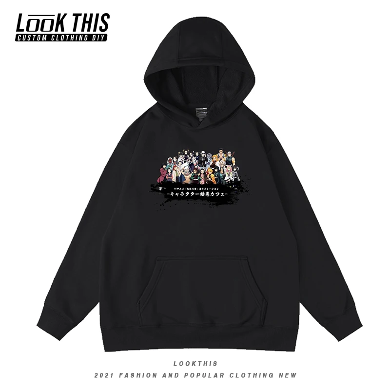 

Повседневная модная толстовка для мальчиков с изображением рассекающего демонов киметсу No Yaiba, костюм, топы, новая модель, детские толстовк...