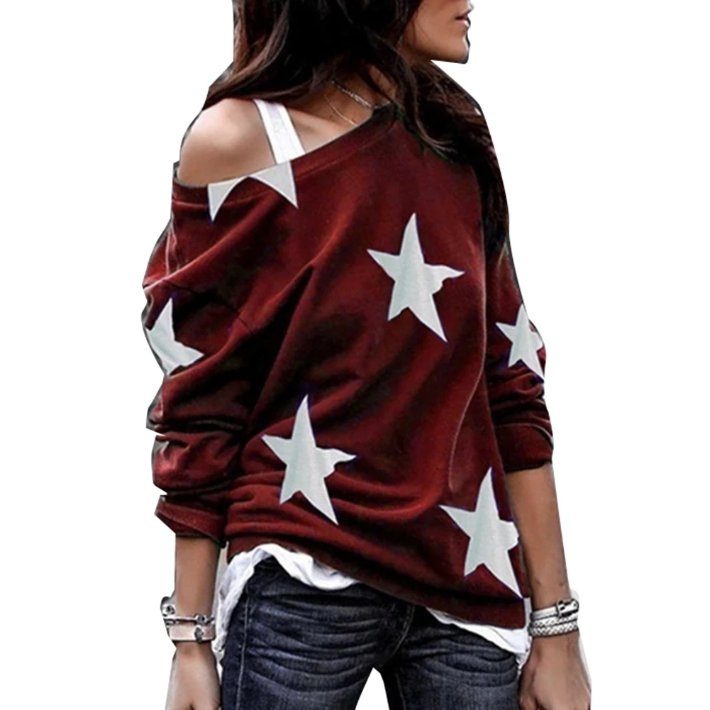 Женская офисная блузка с отложным воротником Повседневная Блузка длинным