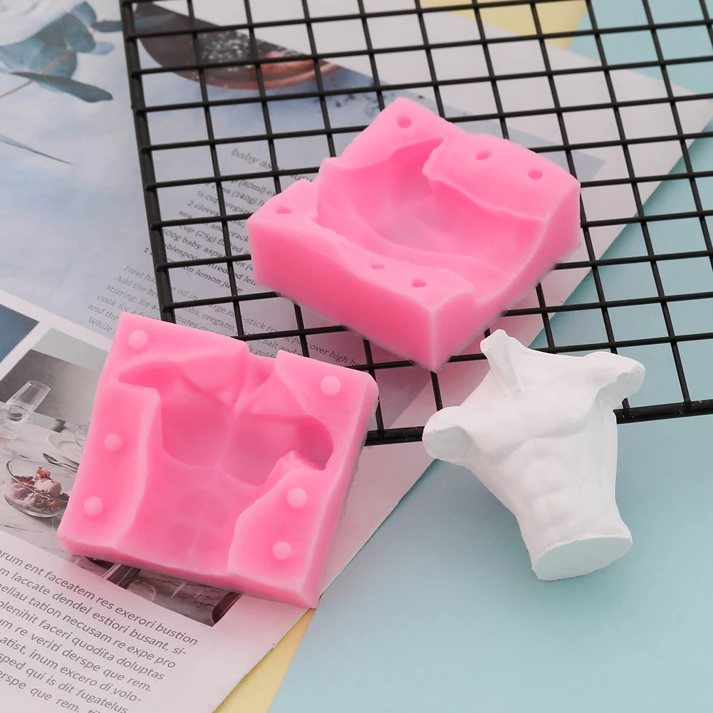 Кукла средства ухода за кожей 3D силиконовая форма для фонданов, шоколада для декорирования торта глины пресс-форма для мужские и женские DIY Инструменты для выпечки для свадьбы