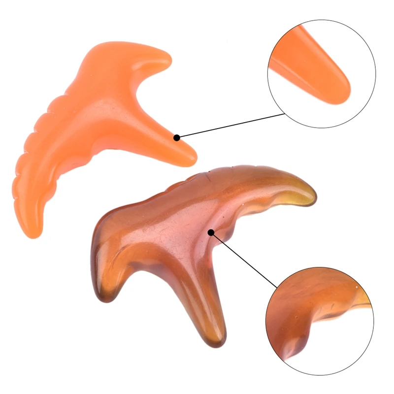 New Beeswax Resin Massager Cone Needle Reflexology Massage Tool Foot Shoulder Back Neck Point Stick Body Massage Tools