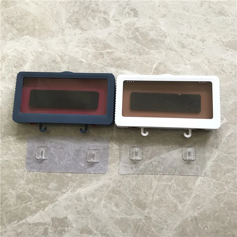 

Shower Phone Holder Waterproof Case Box Wall Mounted All Covered Mobile Phone Shelves Self-Adhesive Bathroom Phone Accessories