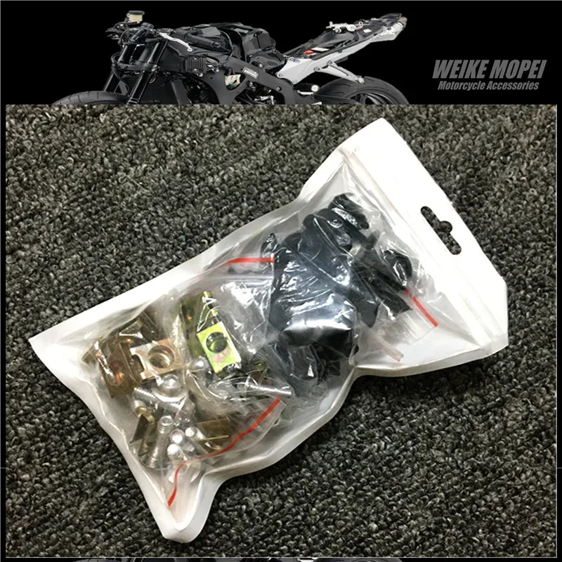 

CNC Fairing Bolt Kit Body Screws plastic Expansion screw Clips Fit For Kawasaki Ninja ZX10R ZX1000 ZX-10R ZX10RR 04-2018