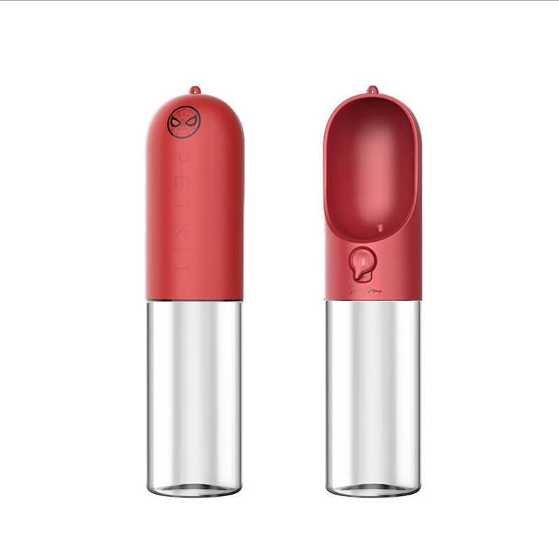 Супергероя серия ПЭТ-бутылка для воды с рисунком собачки и котика Портативный