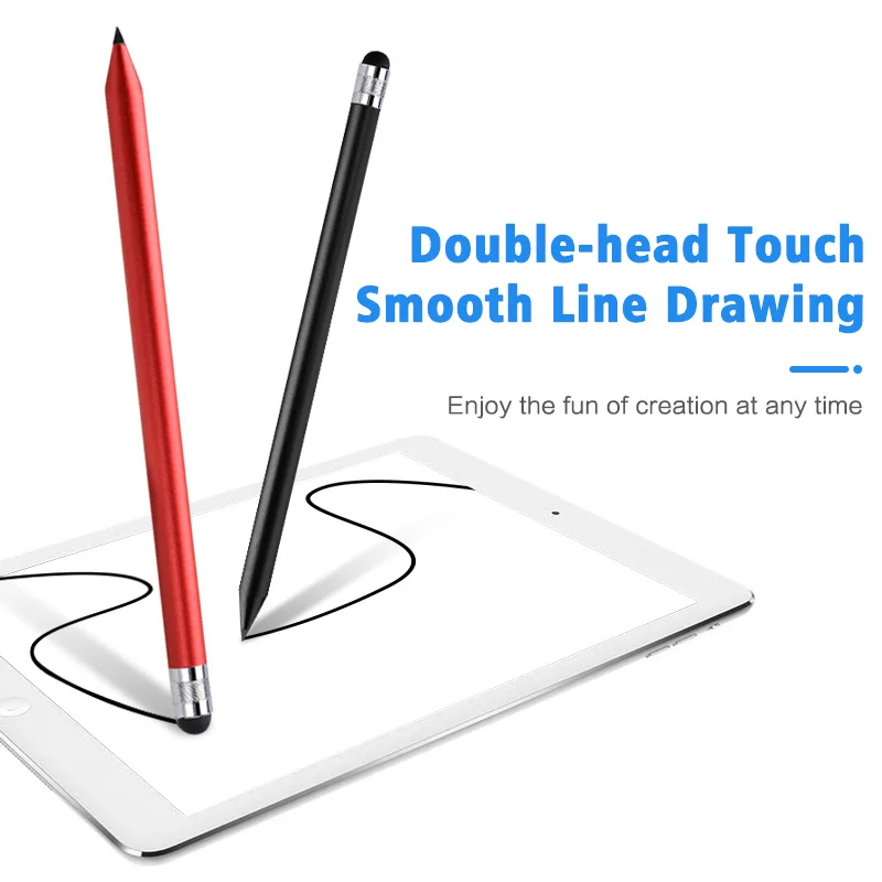 

2 in1 Universal Stylus Pen Drawing Capacitive Touch Screen Pens Pencil High Precision For IPad iPhone Tablet Android Smartphone