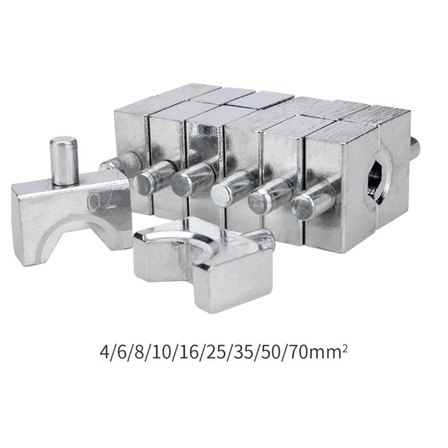 Набор пресс форм YQK 70 для ручного гидравлического кабеля 9 пар клемм 4 6 8 10 16 25 35 50