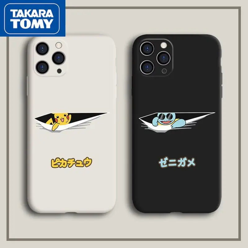 

Силиконовый чехол для телефона TAKARA TOMY с покемоном Пикачу для IPhone 6S/7/8P/X/XR/XS/XSMAX/11/12Pro/12 мин.