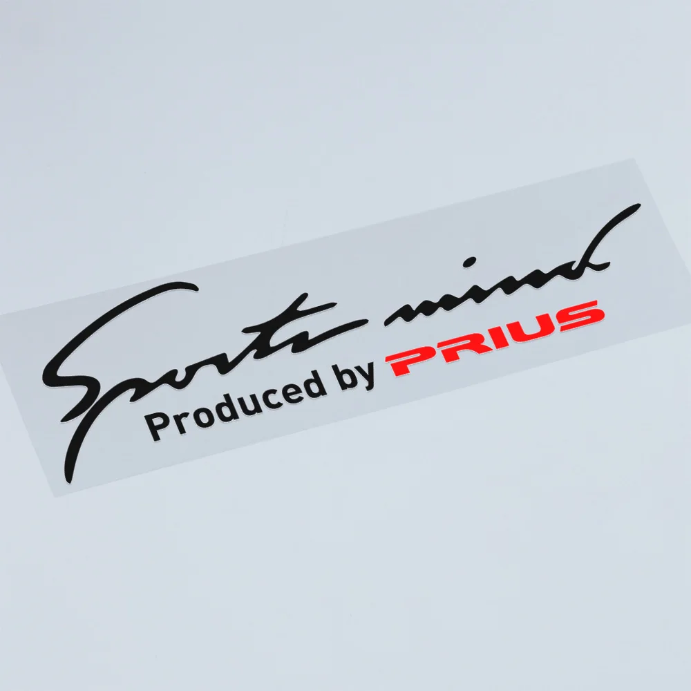 Black Red Sports Mind Car Stickers For Toyota Prius Car Light Eyebrow Decals Vinyl Auto Accessories Car Stickers And Decals Car Decoration - Название цвета: Black Red