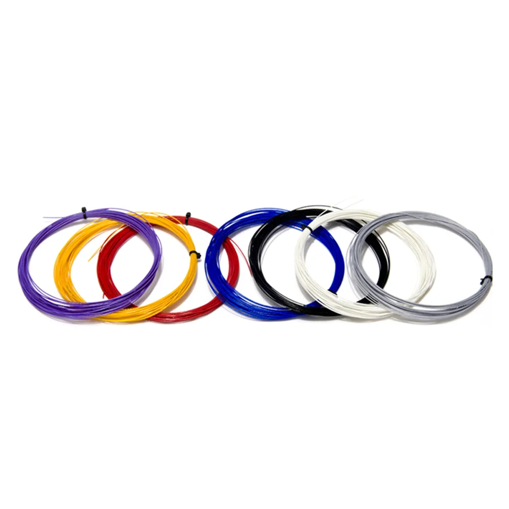 

【Clearance Sale】 High Elastic Durable Badminton Racket String Racquet Replacement Lines 0.69mm Random Color (Line 65)