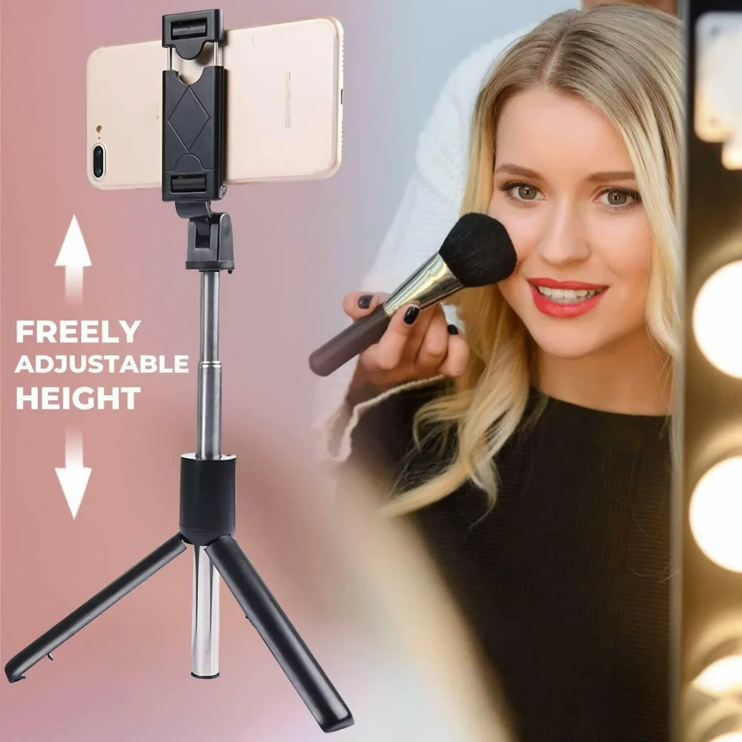 

Selfie Stick Tripode with Wireless Remote tripod Compatible For Cell Phone Wireless Telescopic Selfie Stick Smart Phone Tripod