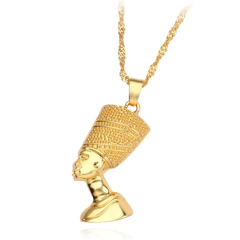 Новая Египетская царица Nefertiti ожерелья с подвесками для женщин и мужчин