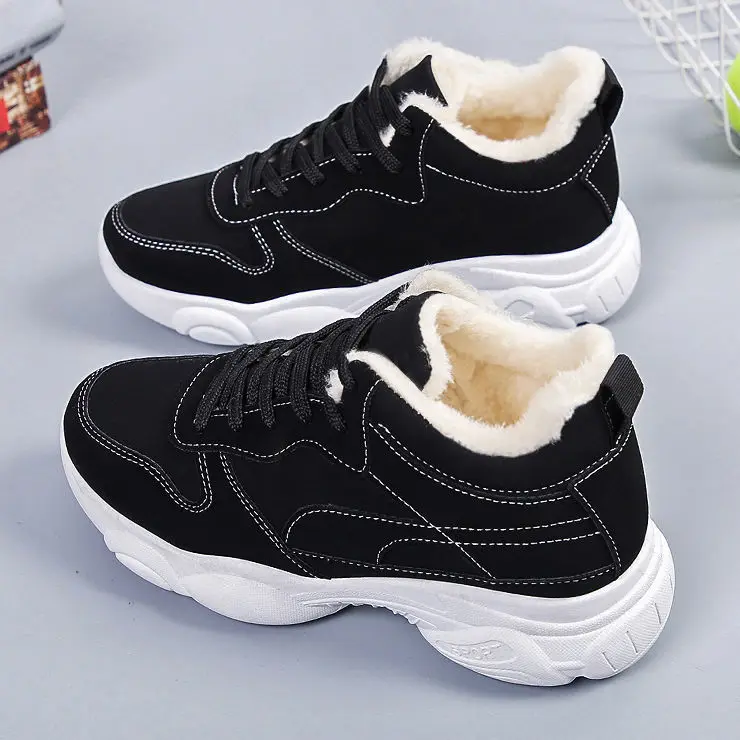 

Casual Shoes Women's Winter Brand Vulcanize Shoes for Women Keep Warm Comfortable Outdoor Sneaker Zapatillas Mujer Leisure Shoe