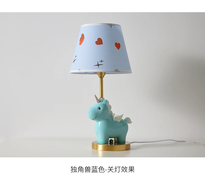 Светодиодная настольная лампа в виде оленя для столовой современный мультяшный