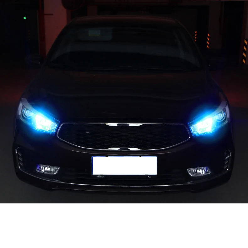 Lsrtw2017 автомобильный светильник передней ширины для Kia K3 Kia Cerato 2012 2013 салонные молдинги аксессуары - Название цвета: ice blue