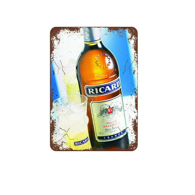 

Beer Metal Plaque Tin Sign Retro Pub Tin Plate Wall Decor For Bar Club Man Cave Iron Painting Restaurant Decoration Posters