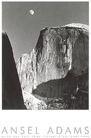 

Metal wall plateMoon and Half Dome (Embossed) - Poster by Ansel Adams