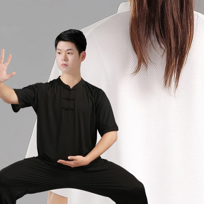 Китайская одежда для мужчин униформа утренних тренировок в стиле кунг-фу Мужская