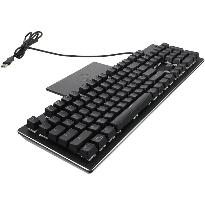 

104 Keys Mechanical Keyboard Backlit Gaming Keyboard with Wireless Charger