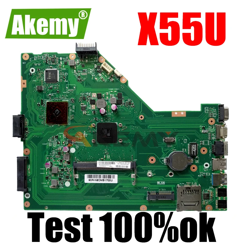 

Akemy X55U Laptop motherboard for ASUS X55U original mainboard