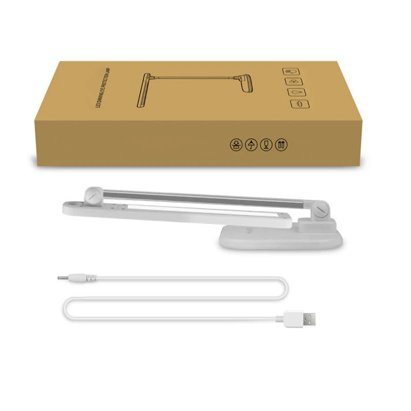 Светодиодная настольная лампа для защиты глаз с регулируемой яркостью цветной