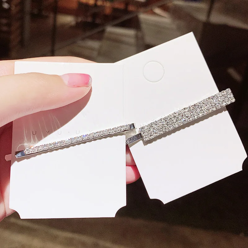 Новинка женские роскошные блестящие заколки с кристаллами милые праздничные для