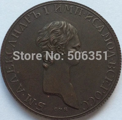 

wholesale 1802 russian coins 2 Kopeks copy 100% coper manufacturing